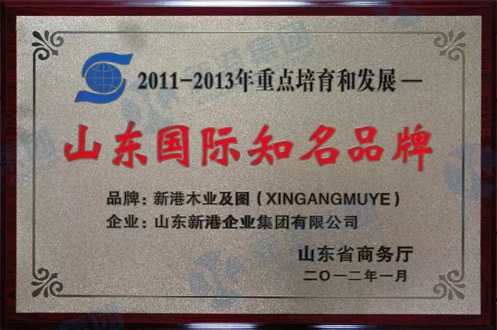 Shandong Internationaal Beroemd Merk