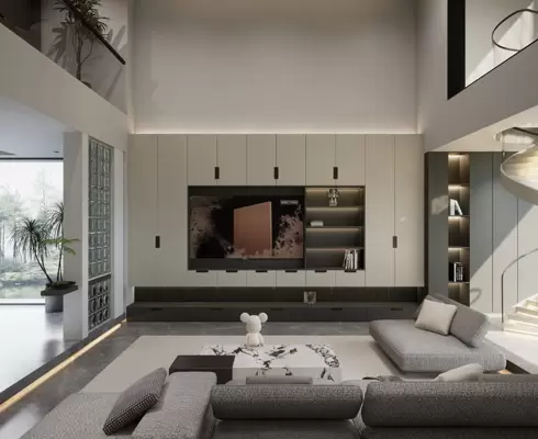 Extreem eenvoudige wind (licht wolkengrijs + ver Dai grijs)